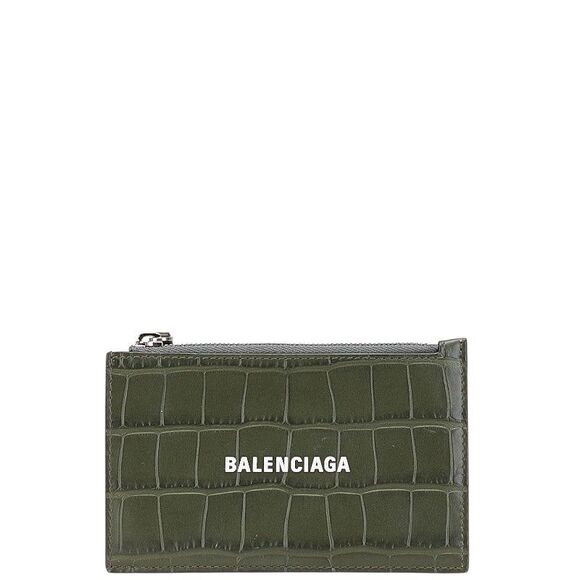 Balenciaga Embossed Fragment Case Leather Card Case - Picture 1 of 10